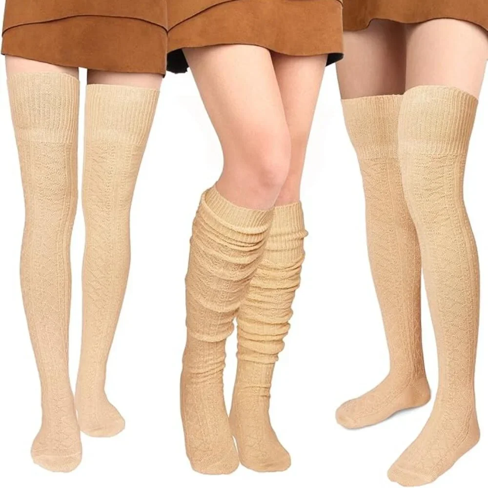 Cashmere blend Italian over the knee socks